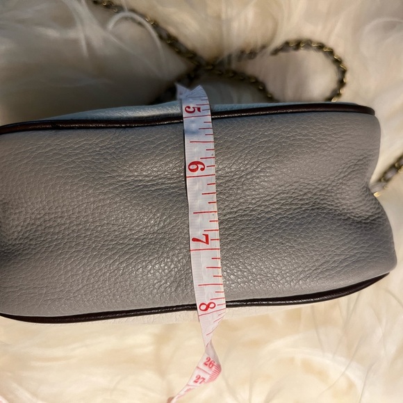 OrYANY Tailor color block cross body clutch. Grey/white - Picture 7 of 8